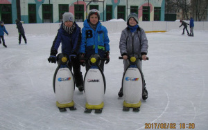 Na lodowisku z pingwinkami 